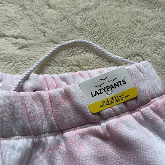 Lazy Pants Pink Tie-Dye Joggers – Size S | Cloud Soft | Cozy Luxe | - Picture 3 of 9